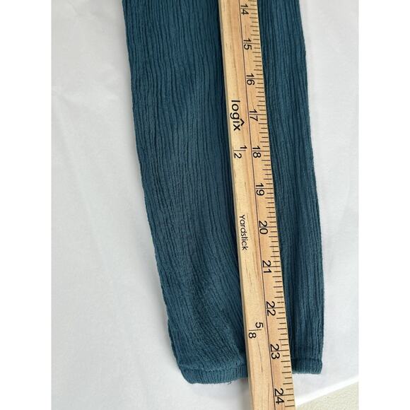 Style & Co. Women’s Top Size XL Blue Floral Embroidered Long Sleeve Boho Flowy - Picture 7 of 16